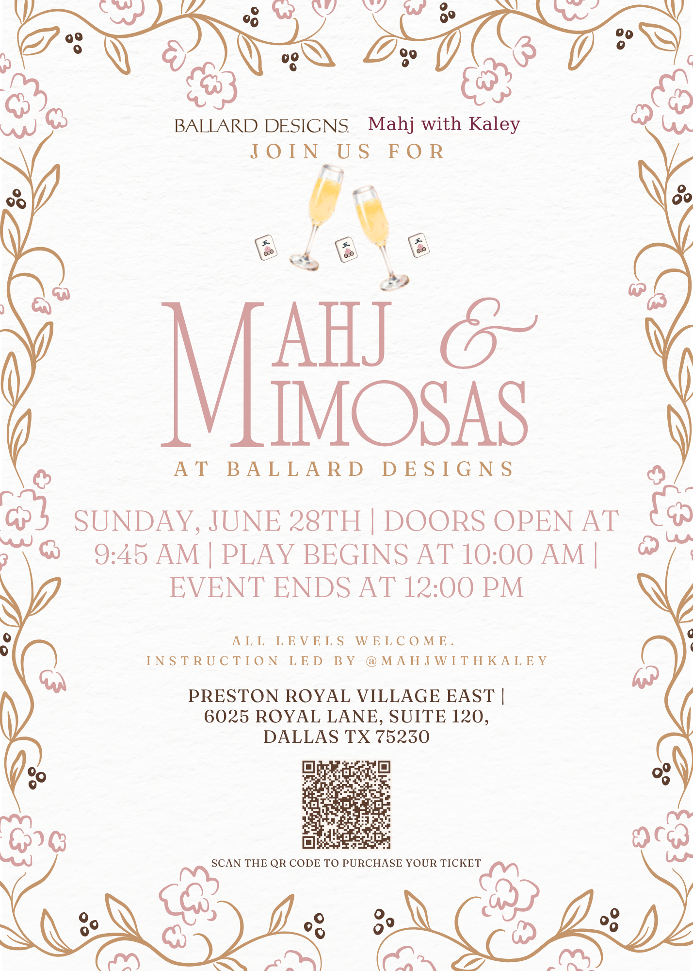 Mahj at Ballard 🀄 | A Morning of Mahjong at Ballard Designs Dallas